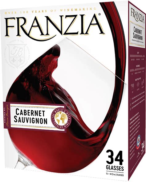 franzia wine calories and alcohol content
